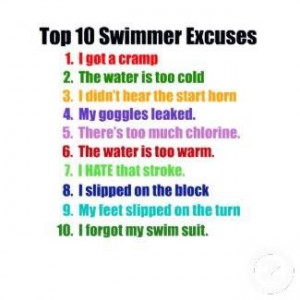 swimmer excuse